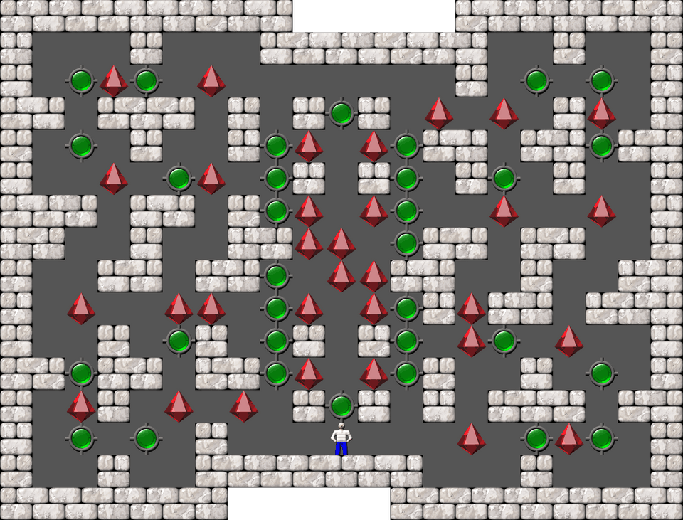 Sokoban Sasquatch 03 Arranged level 63